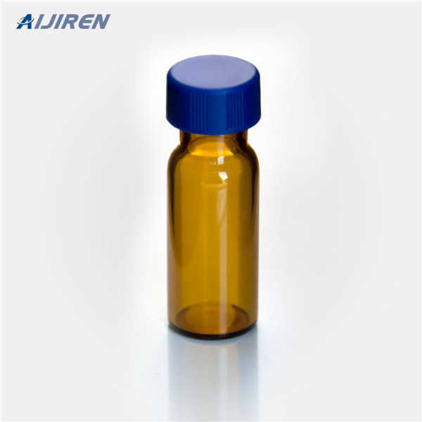 filter vial with water